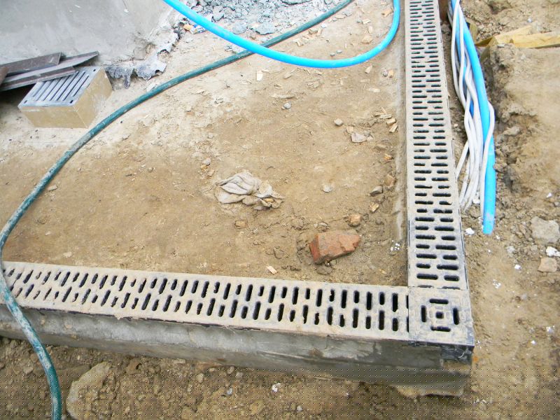 Concrete Drain Installation
